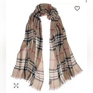 VFRAAS Women's Signature Plaid Lightweight Evening Wrap